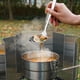 thumbnail image 1 of Juego de Cucharas-Cuchara de Acero Inoxidable, Paquete de 2 Cucharas de Cocina con Mango Largo y Diseño de Rama para Uso En La Cocina, Servir y En El Hogar., 1 of 6