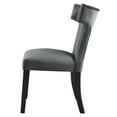 thumbnail image 6 of Side Dining Chair, Nailhead, Set of 2, Grey Gray, Velvet, Modern Contemporary, Kitchen Room Cafe Bistro Restaurant Hospitality, 6 of 10