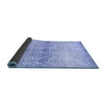 thumbnail image 2 of Ahgly Company Indoor Square Abstract Blue Contemporary Area Rugs, 4' Square, 2 of 4