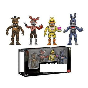 KEVCHE 4PCS/Set Five Nights at Freddy's Action Figures FNAF Action Figures - Exclusive Pack of 4 Collection Series - Five Nights at Freddy's Toys for Kids Age 14+