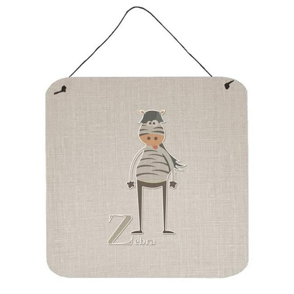 Alphabet Z for Zebra Wall or Door Hanging Prints