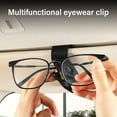 thumbnail image 6 of Ikohbadg Car Sun Visor Glasses Holders Mount for Sunglasses and Eyeglasses Automotive Sunglasses Clip Car Glasses Clip Glasses Holders Sunglasses Eyeglasses Mount Car Sun Visor Glasses Clip Black, 6 of 8