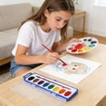 thumbnail image 6 of fsxdhpcsgfc 8 Color Watercolor Semi Dry Pigment Children's Solid Watercolor Pigment Painting Art 15ml Ladies And Gentlemen The Fabulous Stains Glass Tip Pen Ink Colors Pencil Class of Party Easter, 6 of 8