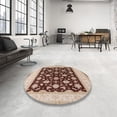 thumbnail image 4 of Ahgly Company Machine Washable Indoor Rectangle Industrial Modern Brown Area Rugs, 2' x 3', 4 of 7