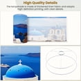 thumbnail image 4 of Lampshades 2 Pack Beautiful Scenery Landscape Santorini Churches Sea View 13"x13"x10" Light Shade for Table Lamps Floor Lamps Drum Lamp Shades Lampshade Replacement Easy Assembly, 4 of 8