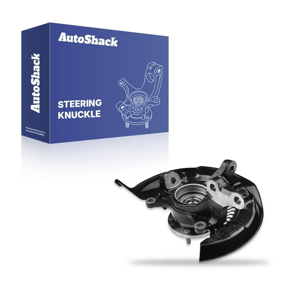 AutoShack Front Loaded Steering Knuckle and Wheel Hub Bearing Assembly - Driver Side for Toyota, Highlander 2008-2013, AWD FWD L4 2.7L V6 3.3L 3.5L - with ABS