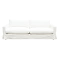 thumbnail image 5 of Diamond Sofa SAVANNAHSOWH 94 x 35 x 34 in. Savannah Slip-Cover Sofa in White Natural Linen, 5 of 8