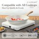 thumbnail image 4 of ESLITE LIFE - Juego de sartenes de cerámica antiadherentes, no tóxicas, para tortillas de huevo, compatibles con todo tipo de cocinas (gas, eléctricas e inducción), sin PTFE ni PFOA (blancas), 4 of 5