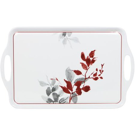 UPC 036588072566 product image for Reston Lloyd Kyoto LeavesRectangular Melamine TrayCorelle | upcitemdb.com