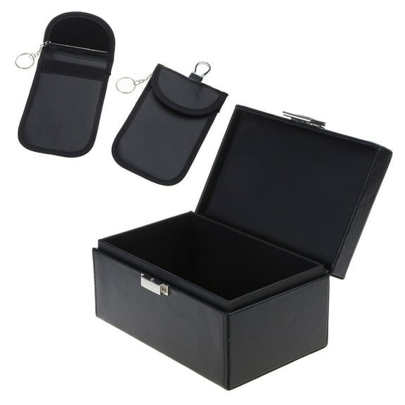 lanema Car Keyless Signal Blocker Box Anti Theft Keys Fob Protector Radiation-proof Box