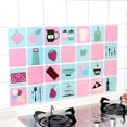 thumbnail image 2 of Adhesive Wall Sticker,1Pc Kitchen Tile Sticker Wall Sticker Tile Sticker Eco-Friendly Materials, 2 of 2