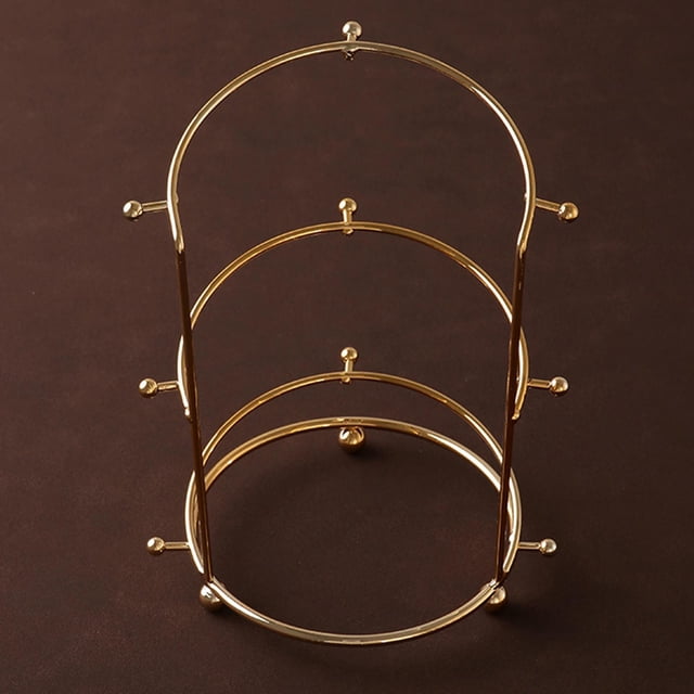 Soporte de Tiara de Boda, Soporte de Exhibición de Tiara, Soporte de Metal para Sombreros, Soporte de Exhibición de Diadema Nupcial para Decoración de 14cm x 205cm