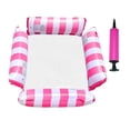 thumbnail image 4 of Hamaca de agua shamjiam cama reclinable flotante inflable Rosa, 4 of 8