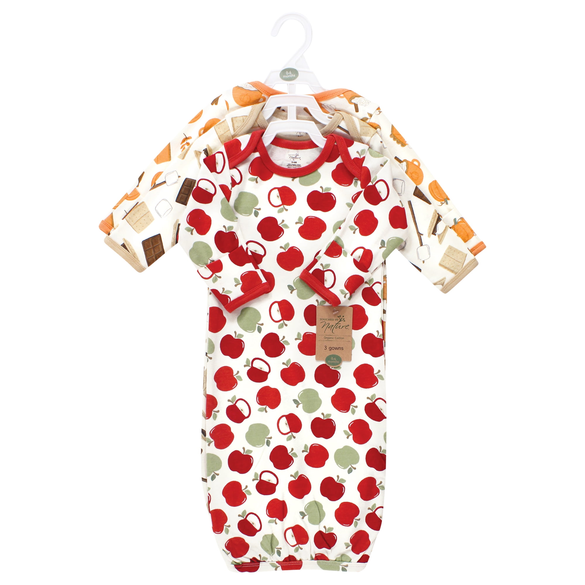Touched by Nature Organic Cotton Gowns, Fall Foods, Preemie-Newborn