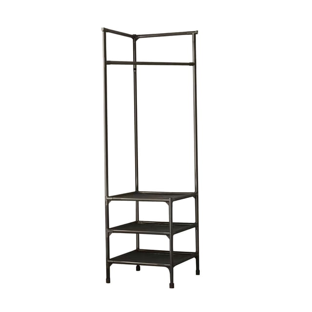Abbracc Coat Rack Dorm Sweaters Jackets Scarf Hats Multipurpose Clothes Hanger Stand Three Layer Balck