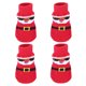 thumbnail image 2 of ColoMX 4 Uds. Calcetines navideños para mascotas, calcetines cálidos antideslizantes para mascotas, calcetines compactos de Navidad para perros, suministro para cachorros, 2 of 8