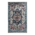 thumbnail image 3 of Unique Loom Medina Collection Area Rug - Magnet (3' 3" x 5' 3" Rectangle Powder Blue/Black), 3 of 7