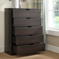 thumbnail image 3 of Semiocthome 5 Drawer Dresser Modern Storage Drawer Wood Organizer for Bedroom, Espresso, Adult, 3 of 6