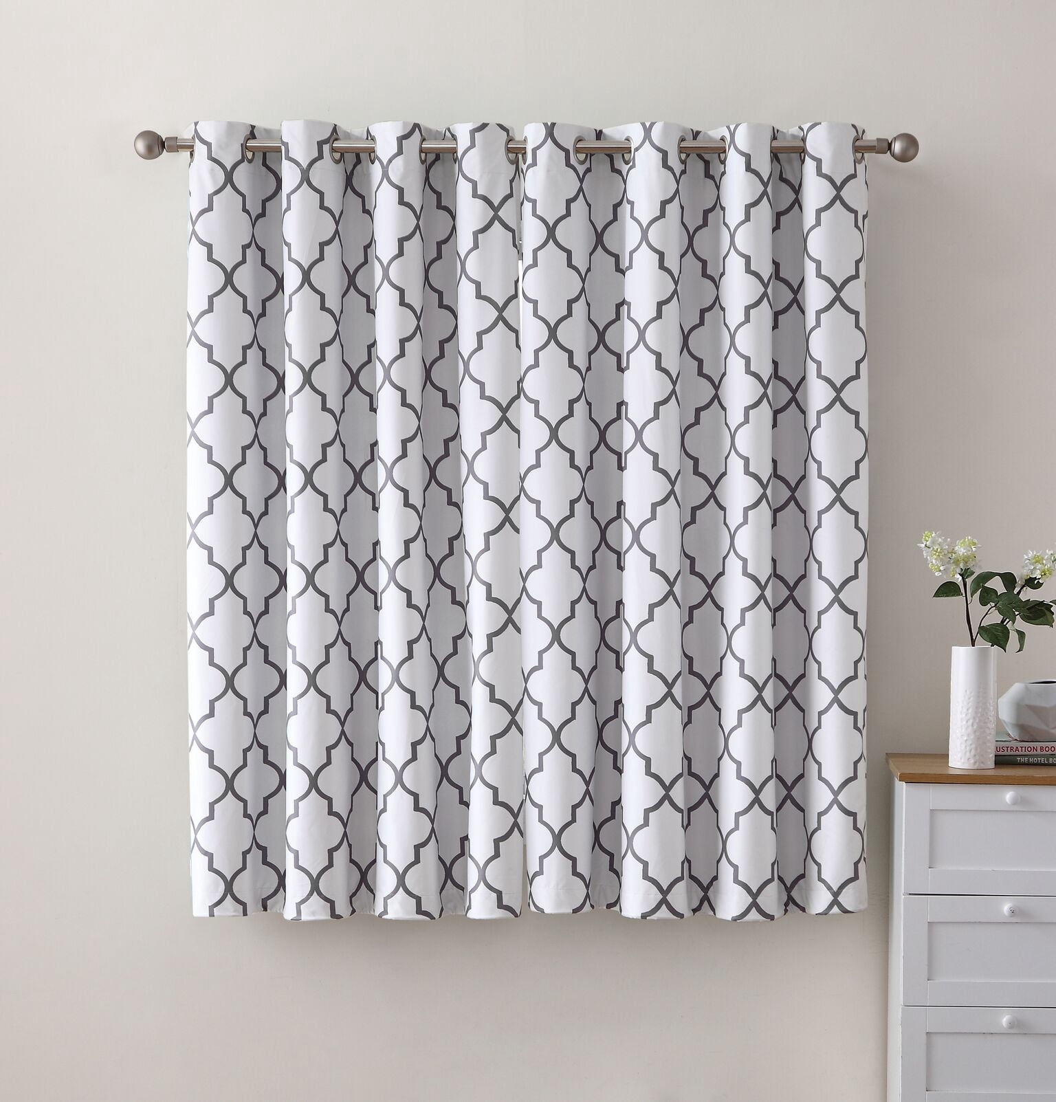 Kate Aurora Living 2 Pack 100% Total Blackout Thermal Insulated Energy Saving Grommet Curtains - Assorted Colors & Sizes