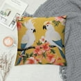 thumbnail image 2 of ONETECH  Tropical Birds Toucan Throw Pillow Covers Parrots Flowers Leaves Outdoor Decorative Pillows Cushion Cases for Couch Sofa Bed Home Decor, 2 of 5