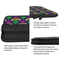 thumbnail image 4 of Pofeuu Mardi Gras Carnival3 Print Laptop Carrying Case,13-15-Inch Laptop and Tablet, Sleek Design, Durable and Water-Repellent Fabric, Business Casual or School-15 inch, 4 of 8