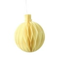 thumbnail image 2 of Adorno de bola de panal de Navidad Hugo Decoración colgante Amarillo, 2 of 9