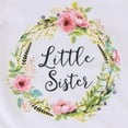 thumbnail image 4 of Qiylii Baby Girl Sister Clothes Short Sleeve Letter Flower Print Romper T-shirt, 4 of 5