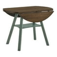 thumbnail image 2 of Furniture of America Elda Wood Drop-Leaf Counter Height Table in Antique Green, 2 of 8