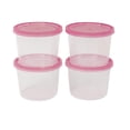 thumbnail image 3 of Prichos Contenedores Redondos de Plástico con 4 piezas de 700 ml ., 3 of 3