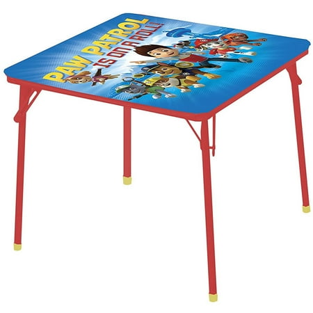 paw patrol table and chair set walmart