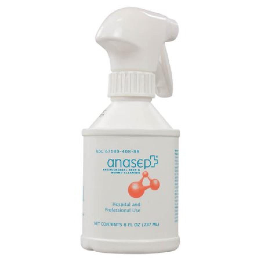 Anasept Antimicrobial Wound Cleanser, Isotonic, Tissue Compatible, 8