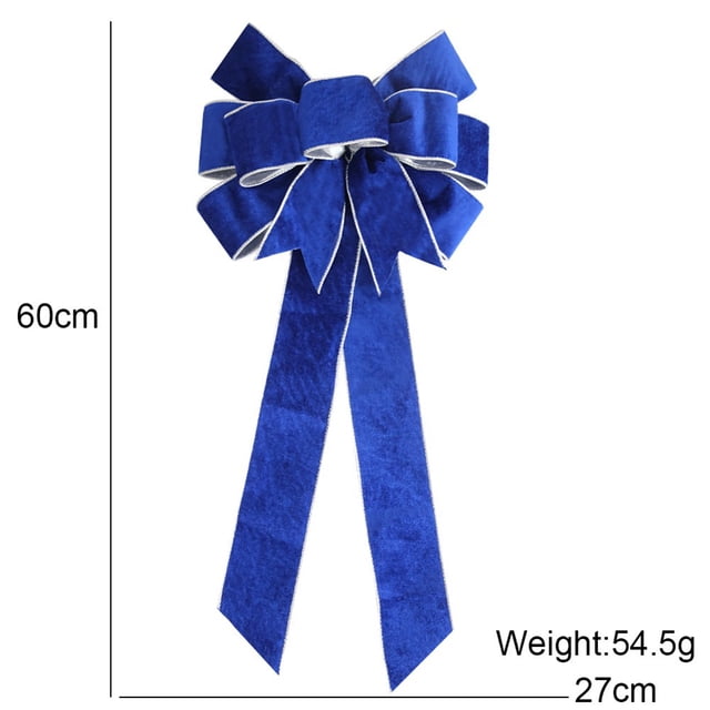 Christmas Decoration Supplies Flannelette Color Retro Ribbon Bow-knot Pendant