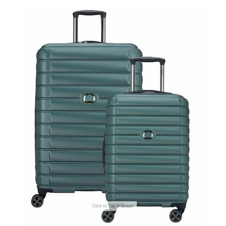 Delsey Paris 2-Piece Hardside Spinner Luggage Set (Green)