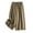 Khaki, variant on Lisingtool Women's Casual Spring And Autumn Button Drape Japanese Wide Leg Lazy Cotton And Linen Solid Color Casual Pants Elastic Loose Trousers for Women Yellow