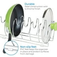 thumbnail image 4 of iDesign Classico Steel Kitchen Pot and Pan Rack Organizer, 13-Inch, Chrome, 4 of 6