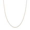 thumbnail image 1 of Finest Gold 1 mm x 16 in. 14K Rose Gold Diamond-Cut Cable Chain, 1 of 5