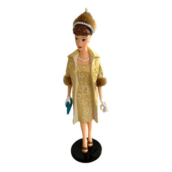 Evening Splendor Barbie Ornament with Brown Hair Hallmark Keepsake 2006