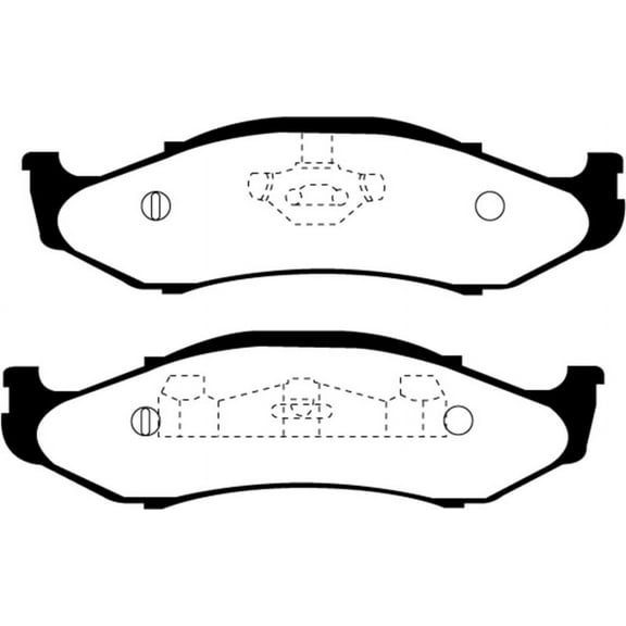 EBC 97-99 Jeep Cherokee 2.5 82mm High Rotors Yellowstuff Front Brake Pads Fits select: 1997-2002,2004-2005 JEEP WRANGLER / TJ
