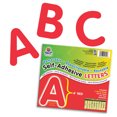 thumbnail image 1 of Self-Adhesive Letters, Red, Puffy Font, 4", 78 Characters Per Pack, 2 Packs, 1 of 1