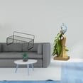 thumbnail image 2 of Estante organizador flotante de metal con forma de para cocina, baño, sala de estar, encimera, oficina, escritorio, entrada, mesa, centro de, 2 of 8