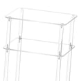 thumbnail image 6 of Mornei Acrylic Side Table Clear NightStand Modern Narrow Acrylic Small Table 3 Tier End, 6 of 9
