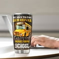 thumbnail image 6 of School Bus Driver Coffee Tumbler Travel Mug With Lid Appreciation Gifts For Men Coworkers Boys Insulated Cup Oz Inspirational Quotes Vacuum Stainless Steel Tumblers Hot And Cold, 6 of 7