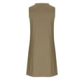 thumbnail image 4 of Horkkom Midi Dresses for Women Sleeveless Crew Neck Summer Dresses Basic Losse Casual Dresses, S-2XL, 4 of 6