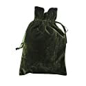 Paper Mart Velvet Bags (Moss green)