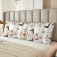 thumbnail image 6 of Body Pillow Cover, bull cow skull boho Indian style Body Pillow Cases with Zipper Soft Breathable Smooth Skin Friendly Long Pillow Case 20x60 inches, 1Pcs, 6 of 7