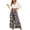 White, variant on REDARER Women's Gingham Lace Palazzo Pants Elastic Waist Flowy Lightweight Summer Beach Trousers,S