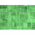 thumbnail image 1 of Ahgly Company Indoor Rectangle Patchwork Emerald Green Transitional Area Rugs, 5' x 7', 1 of 4