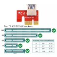 12 Pcs VER014 PRO PCIE 1X to 16X Graphics Riser Card with 10
