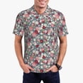 thumbnail image 1 of Balery Daisies Flowers Camisa Polo de Hombre con Estampado, de Manga Corta y Tejido Medio, Camisa Tipo Golf Polo-4X-Large, 1 of 6
