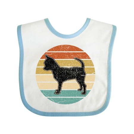 

Inktastic Chihuahua Dog Retro Sunset Gift Baby Boy or Baby Girl Bib